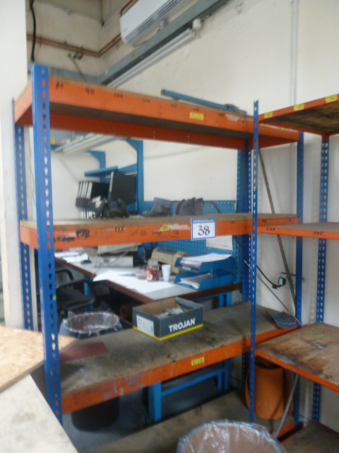 Bay of Dexion Pallet Racking